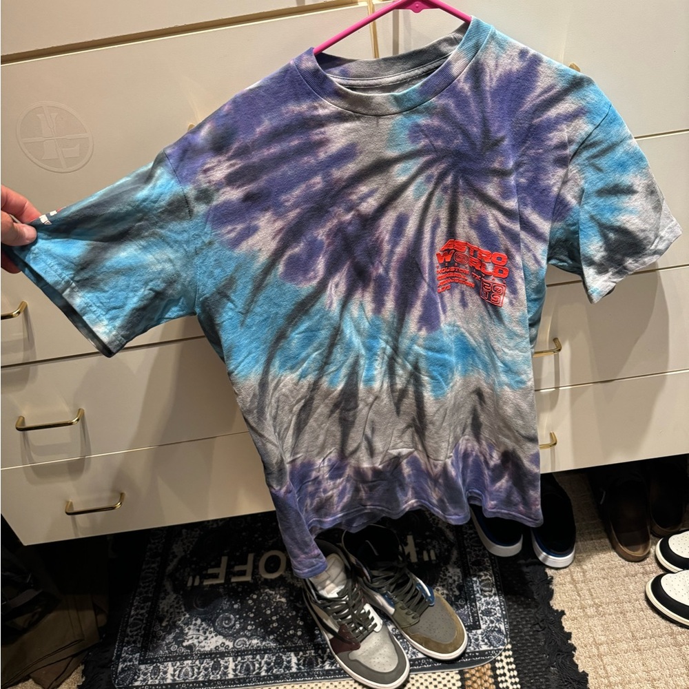 Travis Scott tie dye tee mens XL